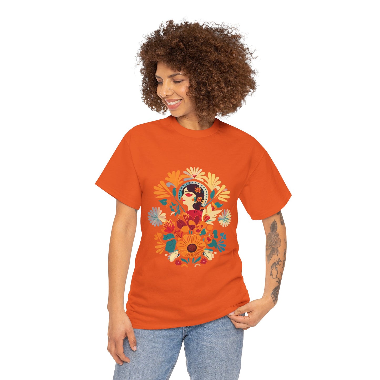 Hidden in Flowers Cotton T-Shirt