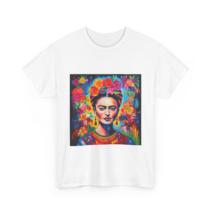 Frida Flower Wreath Cotton T-Shirt