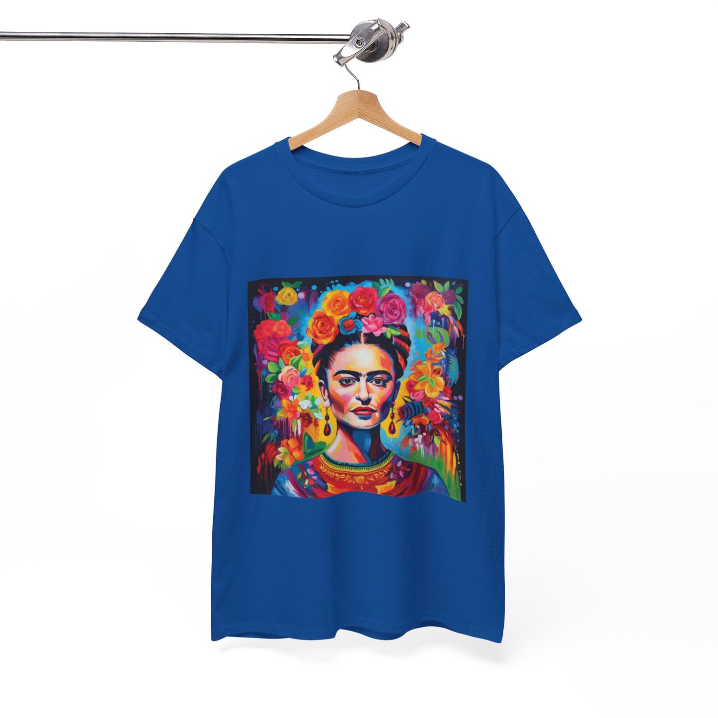 Frida Flower Wreath Cotton T-Shirt