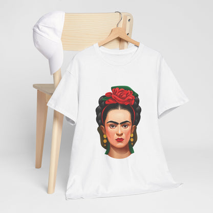 Frida Kahlo Portrait Cotton T-Shirt