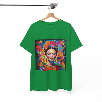 Frida Flower Wreath Cotton T-Shirt