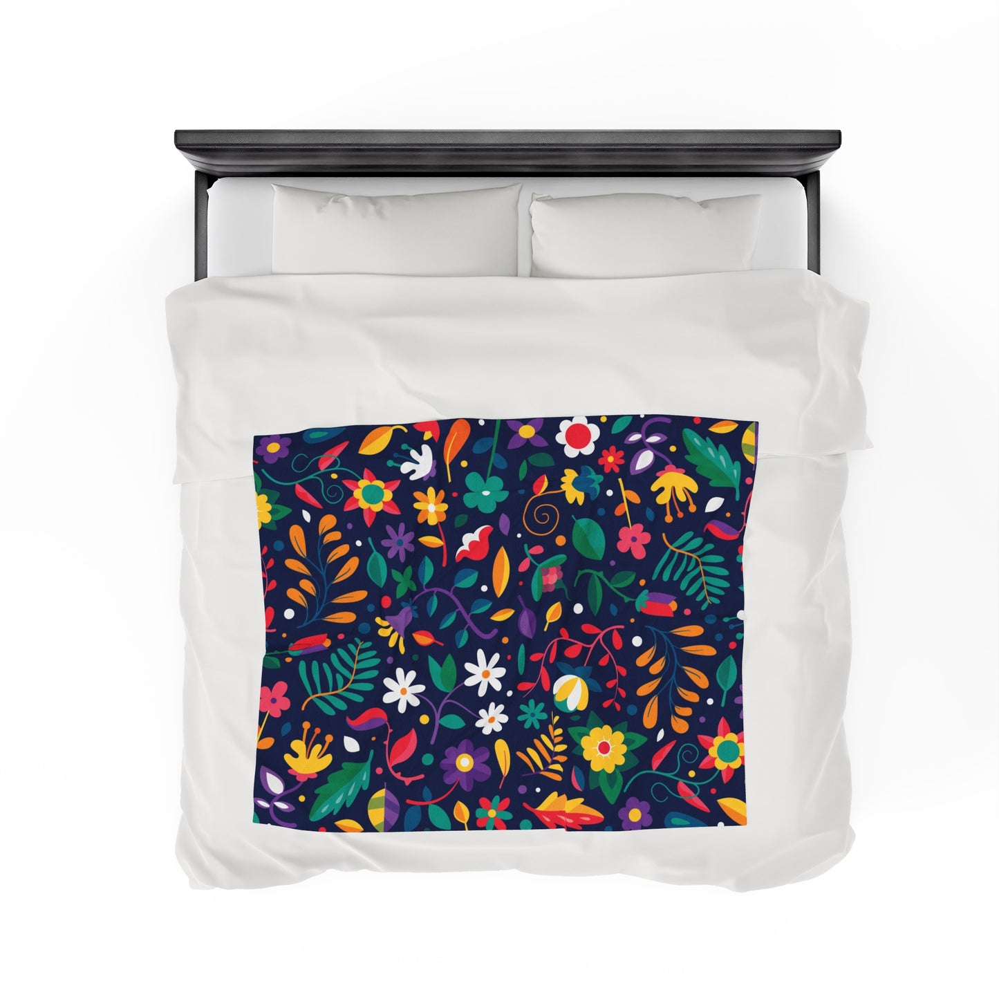 Abstraction Print Velveteen Plush Blanket