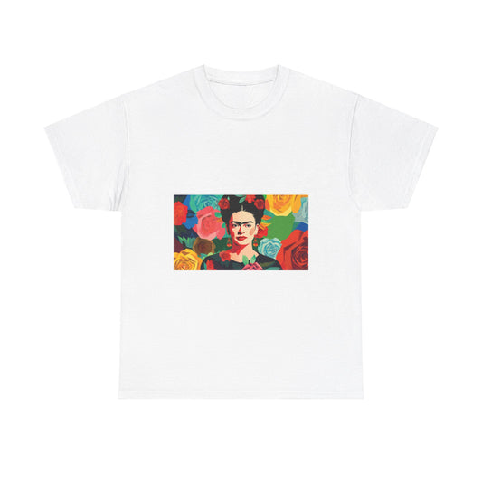 Bright Frida Kahlo Printed T-Shirt