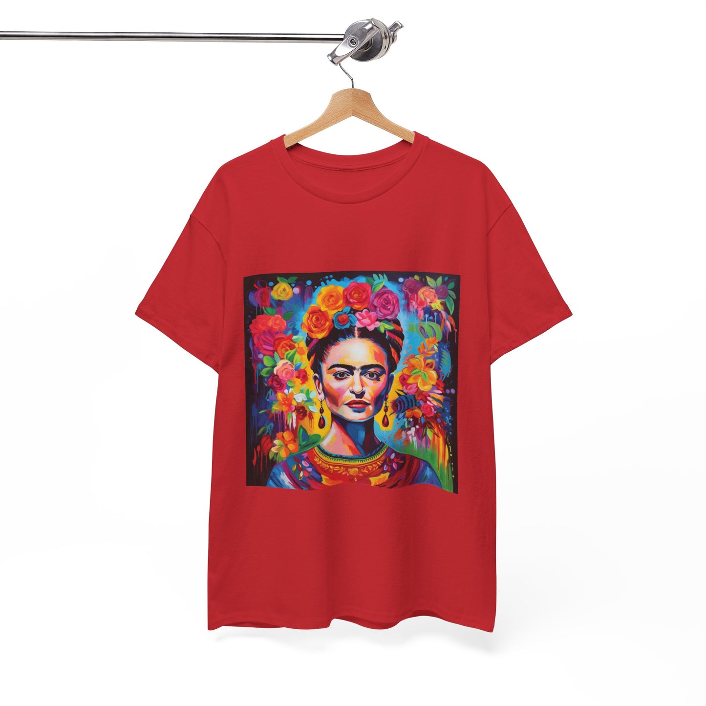 Frida Flower Wreath Cotton T-Shirt