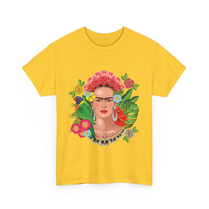 Frida Kahlo Nature Heavy Cotton T-Shirt