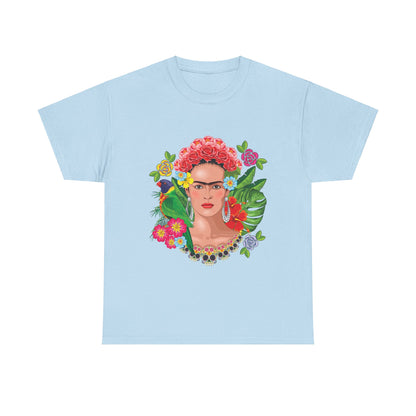 Frida Kahlo Nature Heavy Cotton T-Shirt