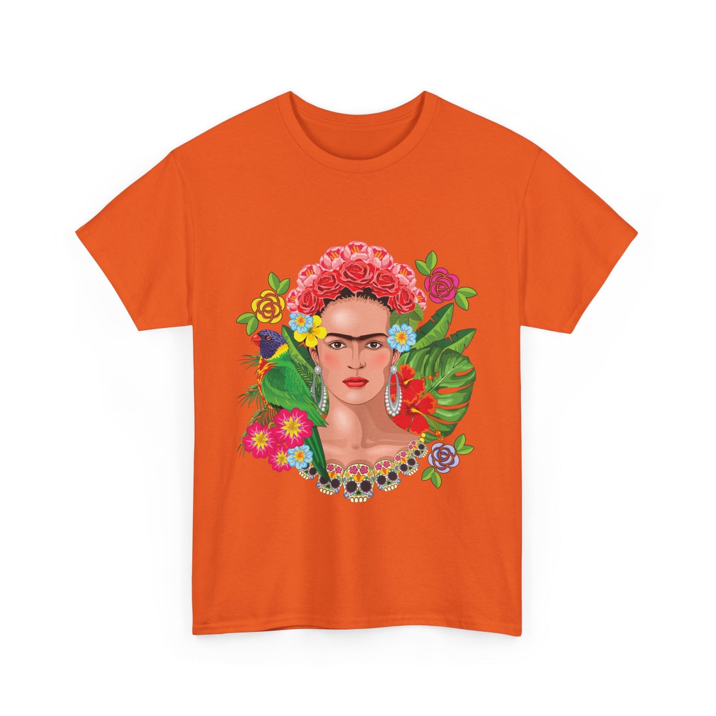 Frida Kahlo Nature Heavy Cotton T-Shirt