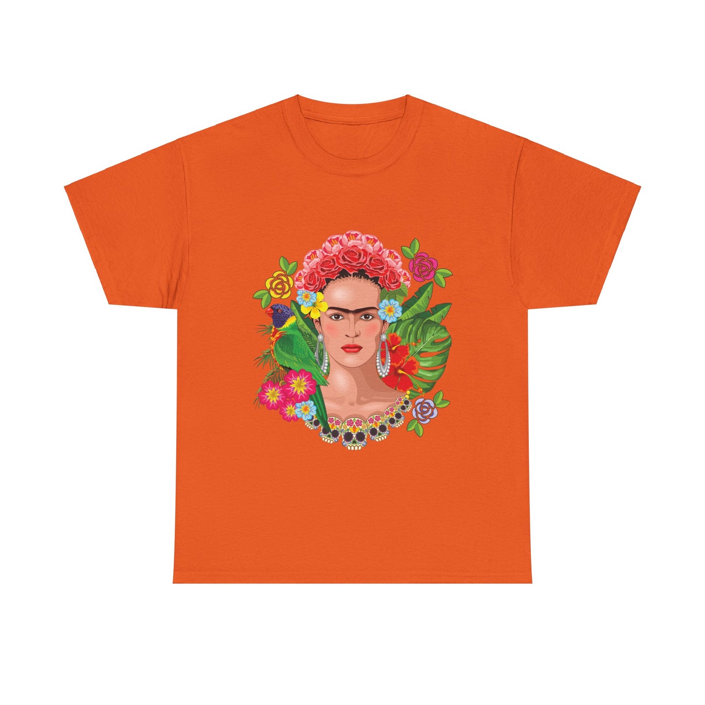 Frida Kahlo Nature Heavy Cotton T-Shirt