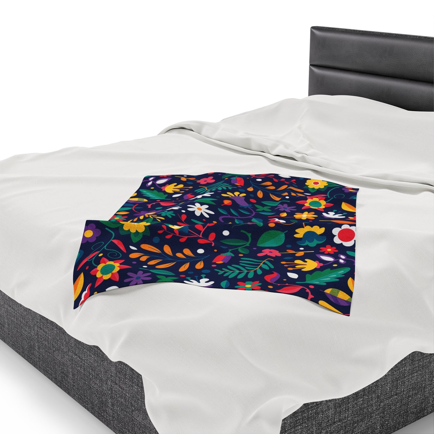 Abstraction Print Velveteen Plush Blanket