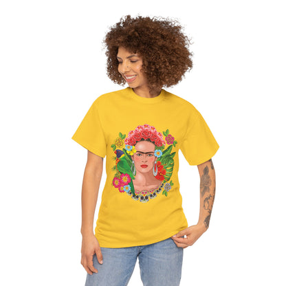 Frida Kahlo Nature Heavy Cotton T-Shirt