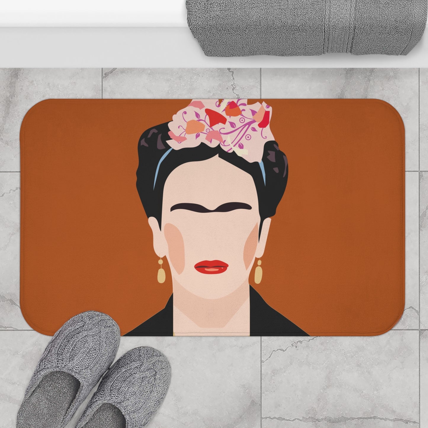 Bath Mat Frida Minimalistic Portrait Rug