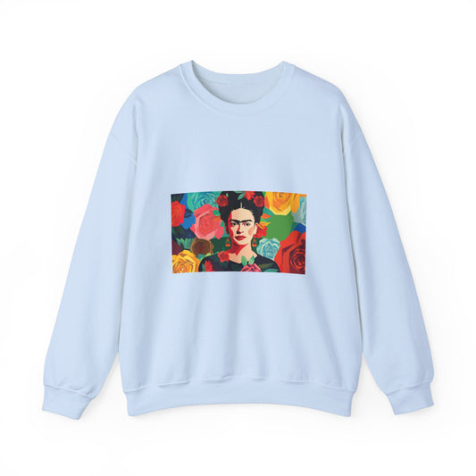 Bright Frida Kahlo Printed Sweatshirt