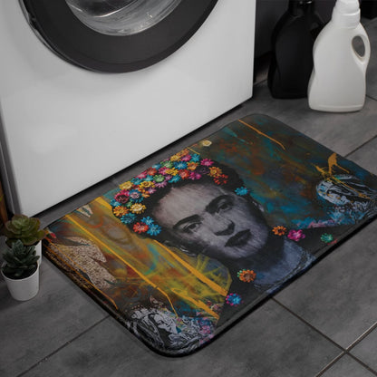 Bath Mat Frida Kahlo Portrait Rug