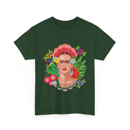 Frida Kahlo Nature Heavy Cotton T-Shirt