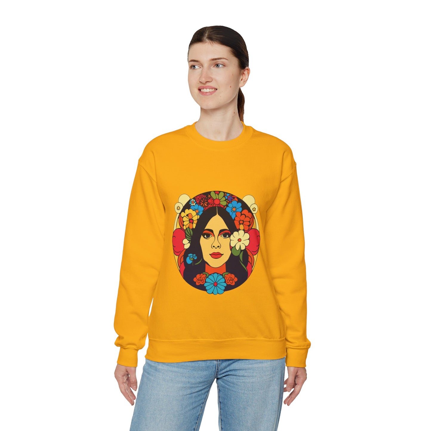 Frida Kahlo Floral Sweatshirt