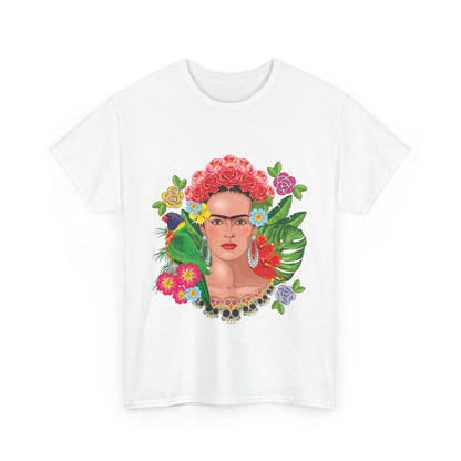 Frida Kahlo Nature Heavy Cotton T-Shirt