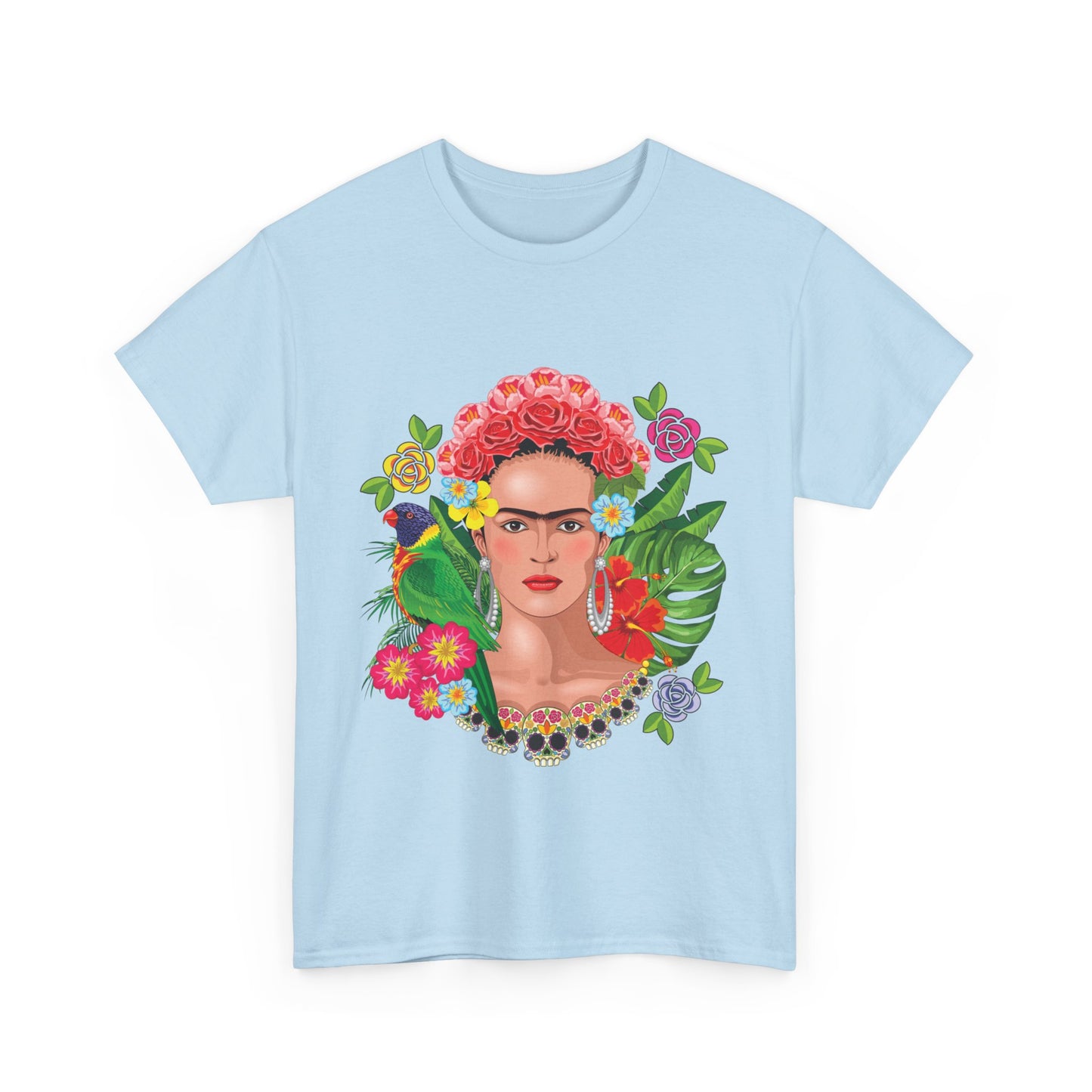 Frida Kahlo Nature Heavy Cotton T-Shirt