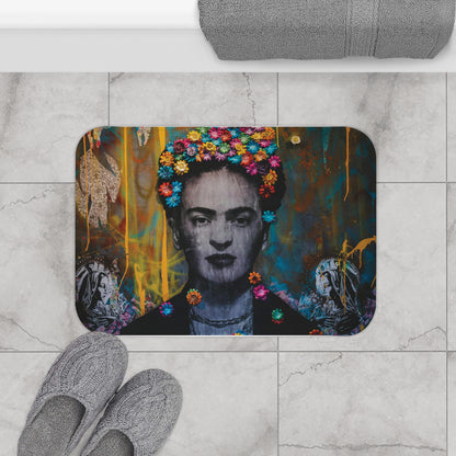 Bath Mat Frida Kahlo Portrait Rug