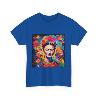 Frida Flower Wreath Cotton T-Shirt