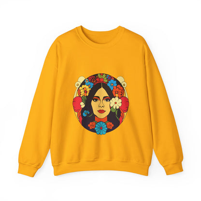 Frida Kahlo Floral Sweatshirt