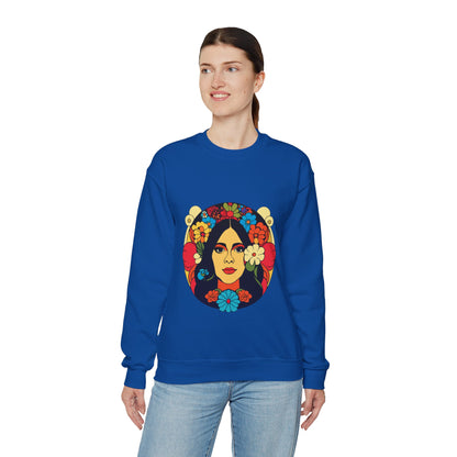 Frida Kahlo Floral Sweatshirt