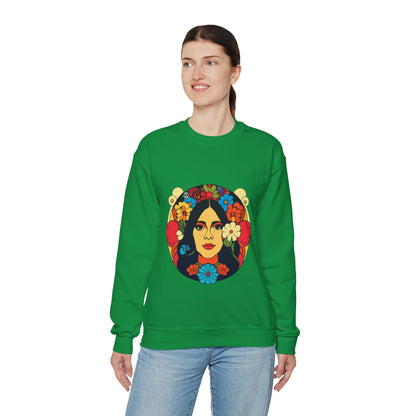 Frida Kahlo Floral Sweatshirt