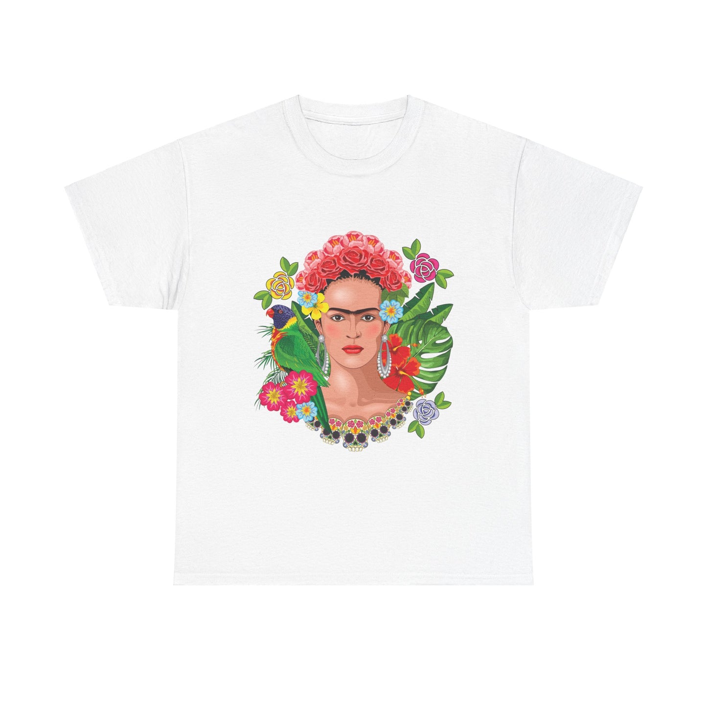 Frida Kahlo Nature Heavy Cotton T-Shirt