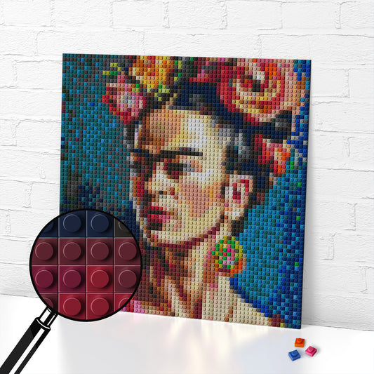 Frida Kahlo Blue Portrait