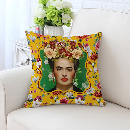 Frida Kahlo Decorative Pillowcase Cushion Cover - Frida